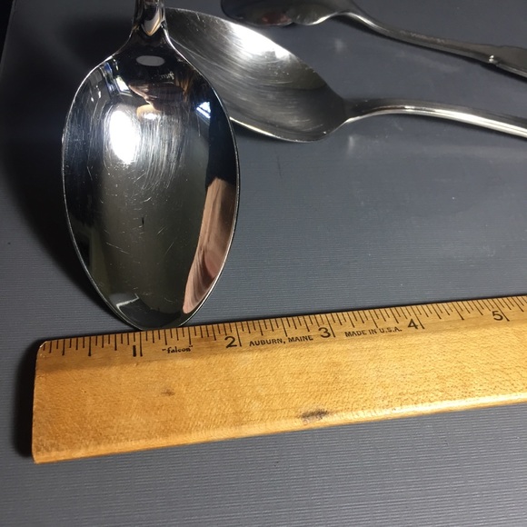 Gorham Eclipse vintage stainless serving spoons - Picture 4 of 10